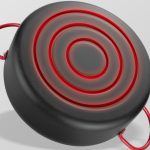 Tempura Hot Pot Haushaltsfritteuse, antihaftbeschichtete Pfanne mit Filterhalter, 18cm without Clip, 20cm without Clip, 22cm with Clip – Bild 2