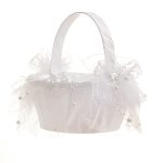 Hochzeit Blumenkörbe Spitze Diamant Braut Handkorb