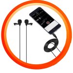 Kabelgebundenes Lavalier-Mikrofon, Kondensator-Doppelkopfmikrofon, zwei Personen, Live-Handy, K-Song-Mikrofon, 515PU Bag – Bild 5