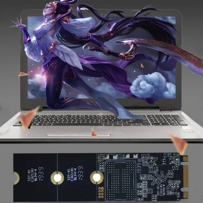 JingHai Solid State Drive M.2 2242 2260 2280 NGFF halbhohe Notebook-Hochgeschwindigkeits-SSD, 128GB, 256GB – Bild 6