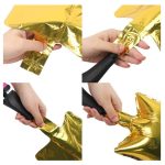 Goldene quadratische stück konfetti ballon set ozean thema mermaid party ballon dekoration set – Bild 4