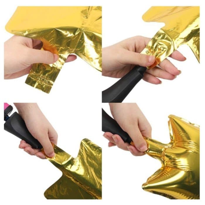 Goldene quadratische stück konfetti ballon set ozean thema mermaid party ballon dekoration set – Bild 4