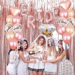 Bachelor Girl Party Dekoration Set Roségold Braut Party Dekoration