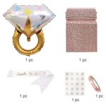 Bachelor Girl Party Dekoration Set Roségold Braut Party Dekoration – Bild 3