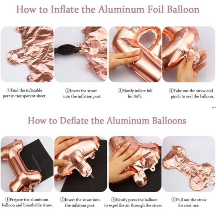 Bachelor Girl Party Dekoration Set Roségold Braut Party Dekoration – Bild 6