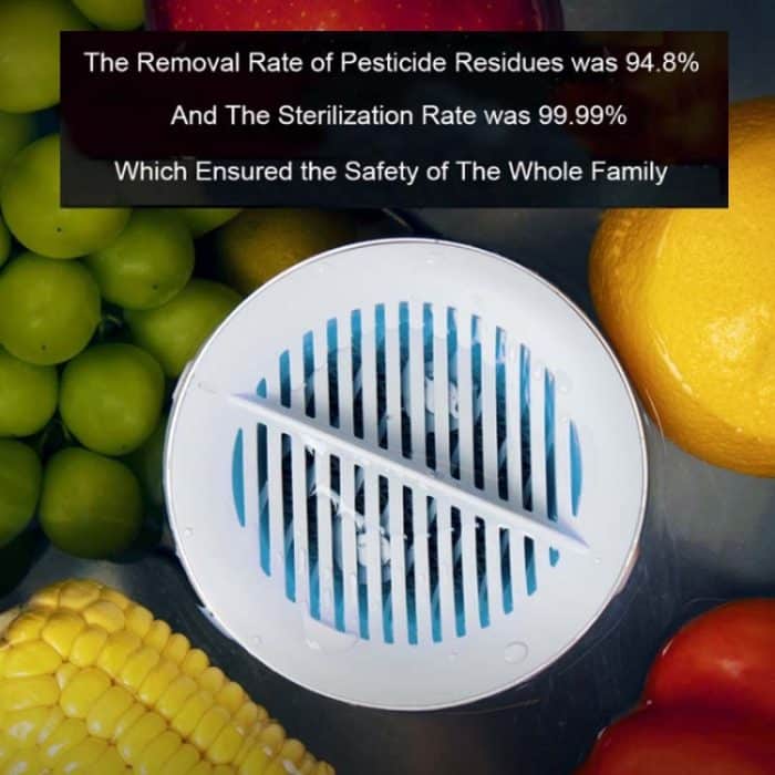 Xiaoda Obst Gemüse Reinigungsmaschine Haushaltslebensmittelreiniger Desinfektion Entgiftungsmaschine – Bild 3