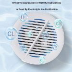 Xiaoda Obst Gemüse Reinigungsmaschine Haushaltslebensmittelreiniger Desinfektion Entgiftungsmaschine – Bild 5