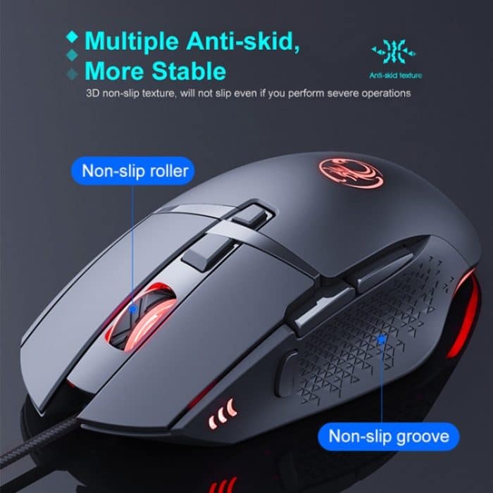iMICE T91 8 Tasten 7200DPI USB Wired Luminous Gaming Mouse, Kabellänge: 1,8 m – Bild 7