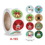 10 Stück Weihnachtsdekoration, Geschenkaufkleber, Etiketten, A-193 Sticker – Bild 2