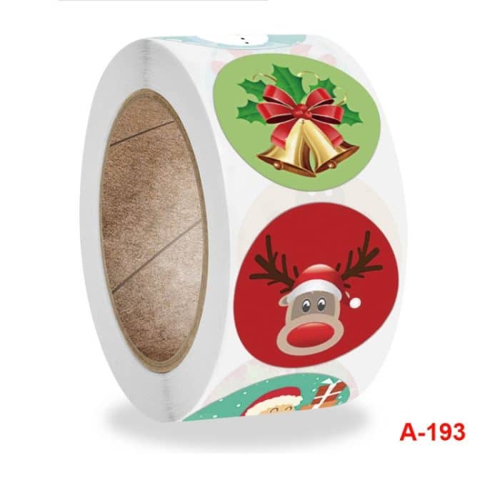 10 Stück Weihnachtsdekoration, Geschenkaufkleber, Etiketten, A-193 Sticker – Bild 3