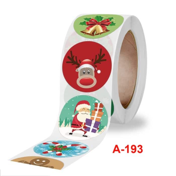 10 Stück Weihnachtsdekoration, Geschenkaufkleber, Etiketten, A-193 Sticker – Bild 4