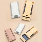 2 Stück unter dem Schreibtisch, Schubladen-Aufbewahrungsbox, Büro-Desktop, versteckte Aufbewahrungsbox, Studenten-Briefpapier-Box – Bild 2