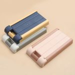 2 Stück unter dem Schreibtisch, Schubladen-Aufbewahrungsbox, Büro-Desktop, versteckte Aufbewahrungsbox, Studenten-Briefpapier-Box – Bild 7