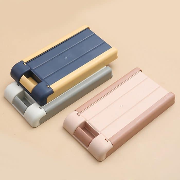 2 Stück unter dem Schreibtisch, Schubladen-Aufbewahrungsbox, Büro-Desktop, versteckte Aufbewahrungsbox, Studenten-Briefpapier-Box – Bild 7