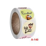 10 Stück Kinder Belohnung Runde Aufkleber Geschenk Dekoration Versiegelungsaufkleber, A-140 2.5cm / 1inch – Bild 3