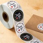 10 Stück Dankeschön-Back-Kuchen-Hochzeits-Dekorationsaufkleber, 2.5cm / 1 inch – Bild 2