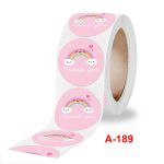 10 Stück Rollenaufkleber „Wolke Dankeschön“-Etikett, A-189 Sticker – Bild 4
