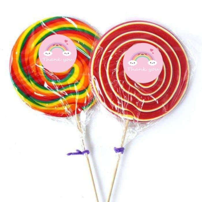 10 Stück Rollenaufkleber „Wolke Dankeschön“-Etikett, A-189 Sticker – Bild 6