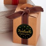 5 Stück runde handgemachte Aufkleber, Backaufkleber, heißes goldenes Etikett, C-1 Sticker – Bild 5