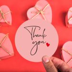 5 Stück Dankeschön-Backaufkleber-Etikett, G-07 Sticker – Bild 5