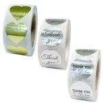 5 Stück Backen handgemachte dekorative Aufkleber Etikett, 2.5 cm / 1 inch – Bild 2