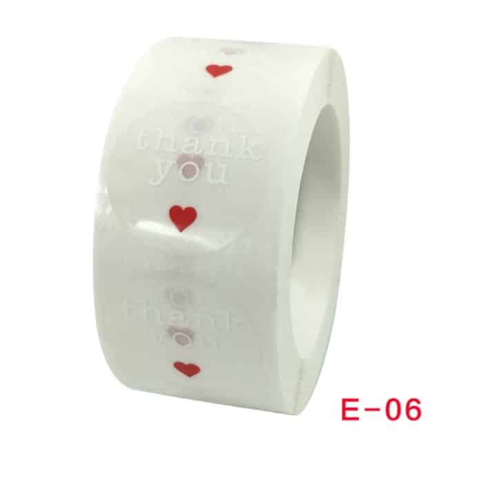 3 Stück Dankesaufkleber, Siegeletikett, Geschenkverpackung, Dekorationsaufkleber, E-06 Sticker – Bild 3