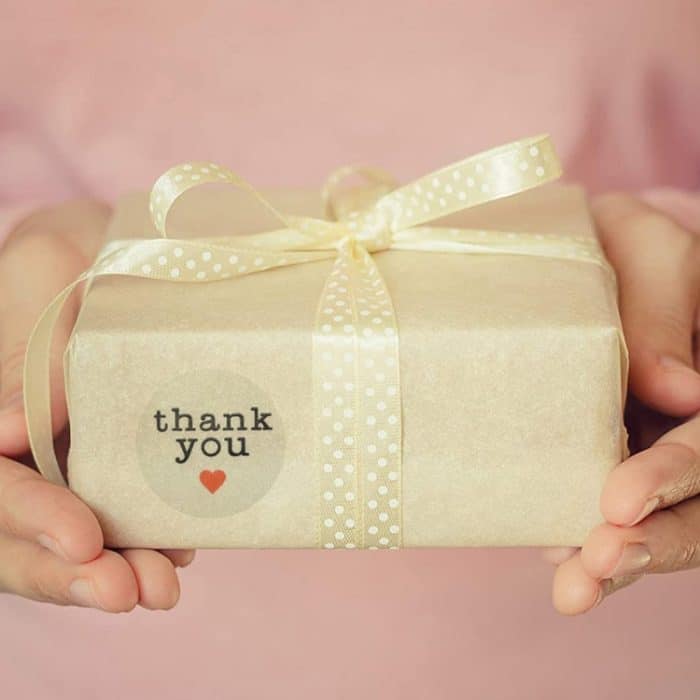 3 Stück Dankesetiketten für Backen, Hochzeitsdekoration, Aufkleber, E-05 Sticker – Bild 5