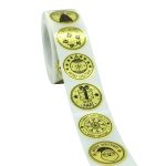 3 Stück Weihnachtsdekoration, Geschenkserie, Aufkleber-Etikett, K-24-25 Sticker – Bild 4