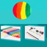 Malerei Holzkiste bunte Stift Set Kunst Schulbedarf für Kinder, 180 in 1 – Bild 4