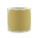 3 Stück natürliche Kraftpapier-Weihnachtsetiketten-Geschenkdekorationsaufkleber, B-63 – Bild 3