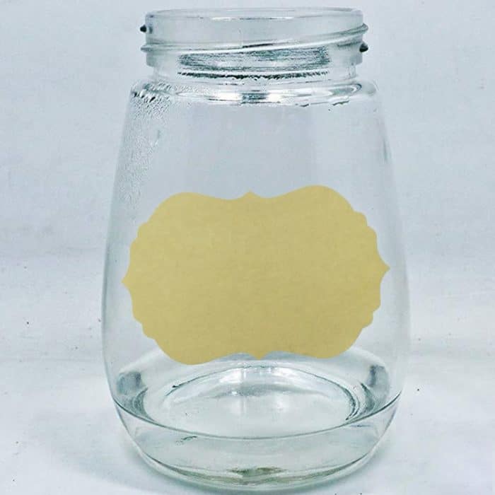 3 Stück natürliche Kraftpapier-Weihnachtsetiketten-Geschenkdekorationsaufkleber, B-63 – Bild 6