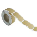 3 Stück natürliche braune Kraftpapier-Geschenkdekorationsetikettenaufkleber, B-34, B-35, B-36, B-37 – Bild 2