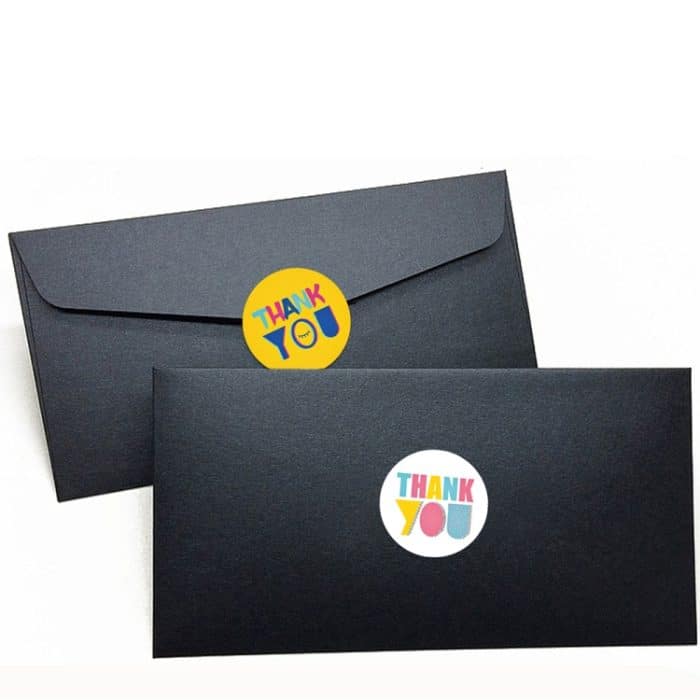 3 PCS Danke Aufkleber 8 Arten von Bildern Hochzeit Party Dekoration Lieferungen Etikett, A-132-38mm Sticker – Bild 6