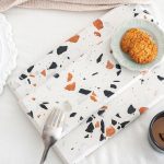 Terrazzo-Schneidebrett, Coffee-Shop-Essteller, Käsebrett, Lebensmittelfotografie-Teller, Large, Small – Bild 4