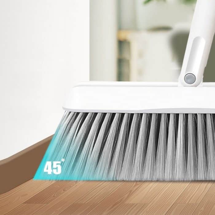 Kombination aus zusammenklappbarem, drehbarem Besen und Kehrschaufel für den Haushalt, Folding Standing Dustpan – Bild 5