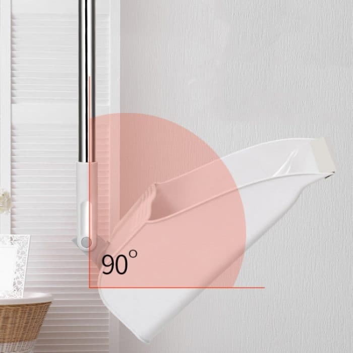 Kombination aus zusammenklappbarem, drehbarem Besen und Kehrschaufel für den Haushalt, Folding Standing Dustpan – Bild 6