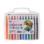 Siegel Buntstift Wasserlöslicher Ölpastell 12 Farben 24 Farben 36 Farben Tragbares Kinder-Zeichenset Rotierende Buntstifte, 12 Colors, 24 Colors, 36 Colors