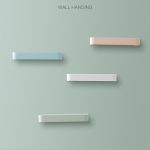 4 PCS Nahtlose Paste Lagerung Rack Wand Paste Schuh Rack Badezimmer Wand-Montiert Hausschuhe Regal Haushalt, Color Random Delivery – Bild 2