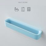 4 PCS Nahtlose Paste Lagerung Rack Wand Paste Schuh Rack Badezimmer Wand-Montiert Hausschuhe Regal Haushalt, Color Random Delivery – Bild 5