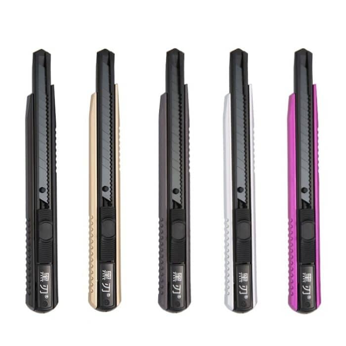 5 Stück kleines Allzweckmesser, multifunktionaler Metall-Bürobedarf, Papierschneider, Random Color – Bild 1