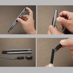 5 Stück kleines Allzweckmesser, multifunktionaler Metall-Bürobedarf, Papierschneider, Random Color – Bild 6