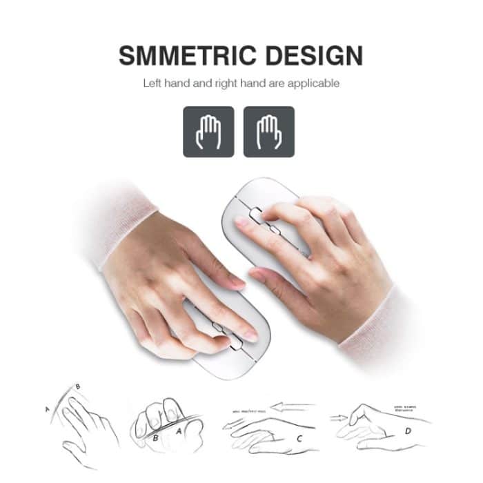 Inphic PM1 Office Mute kabellose Laptop-Maus, Matte, Battery Display, Bluetooth – Bild 9