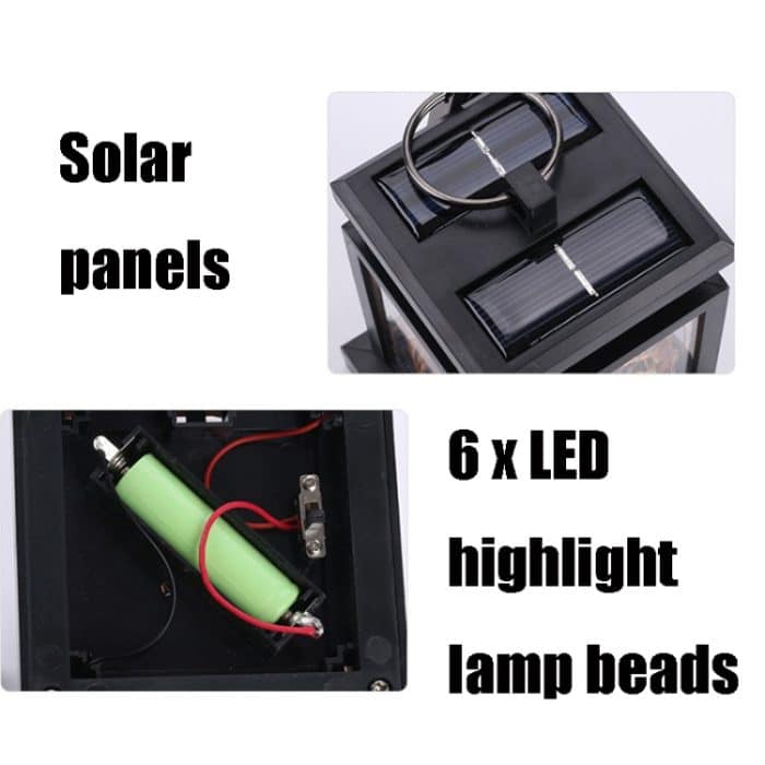 Solar-Kupferdraht-Kerzenlicht, Outdoor-Garten, wasserdicht, Landschaft, dekoratives Rasenlicht, Copper Wire / Warm Light – Bild 4