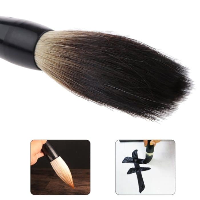 Kalligraphie-Schreibstift-Kunst-Malpinsel, Weasel Hair Brush, Goat Hair Brush, Bear Hair Brush, Rabbit Hair Brush, Doubled both Brush – Bild 3