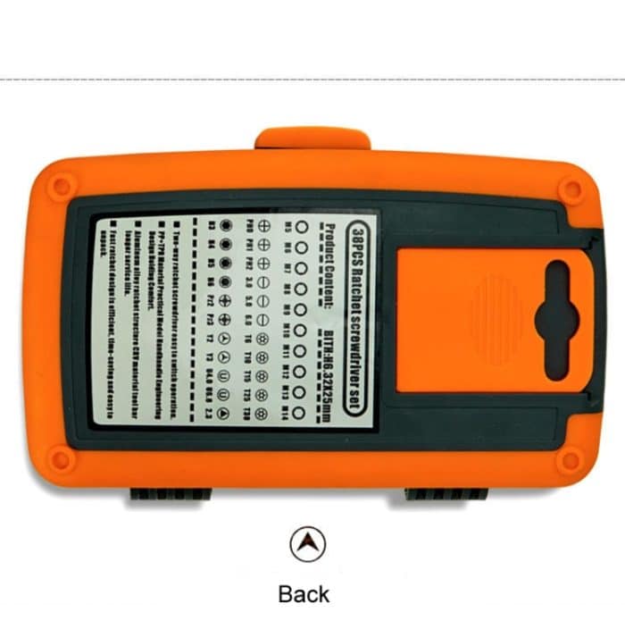 38 In 1 arbeitssparenden Ratschen-Mehrzweck-Schraubendrehersatz Haushaltshardware-Werkzeuge Kombinations-Schraubendreher-Werkzeugkasten – Bild 8