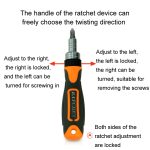 38 In 1 arbeitssparenden Ratschen-Mehrzweck-Schraubendrehersatz Haushaltshardware-Werkzeuge Kombinations-Schraubendreher-Werkzeugkasten – Bild 9