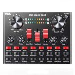 V8S Soundkarte Mobiltelefon Computer Anker Live K Song Aufnahmemikrofon, English Version, V8S  + Golden Net BM700 Set, V8S  + Black Bet BM700 Set – Bild 10