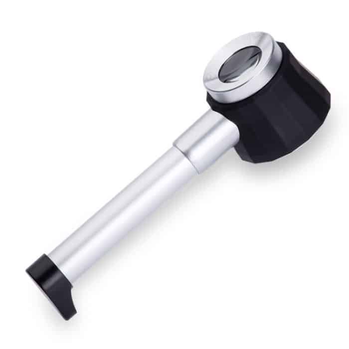 Handheld mit Waage mit 3 Lichtern 45-fache Lupe Hochauflösende Lupe mit doppelter Linse – Bild 2