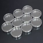10 Stück Polystyrol sterile Petrischalen Bakterienschale Labor medizinische biologische wissenschaftliche Laborbedarf, 55mm, 60mm, 70mm, 90mm, 100mm, 150mm
