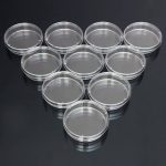 10 Stück Polystyrol sterile Petrischalen Bakterienschale Labor medizinische biologische wissenschaftliche Laborbedarf, 55mm, 60mm, 70mm, 90mm, 100mm, 150mm – Bild 5